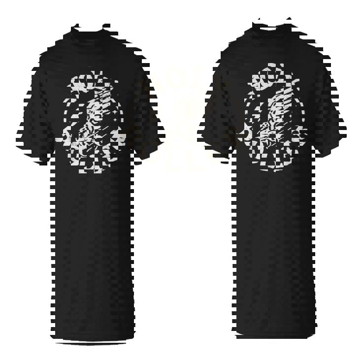 Holy Roller Skating Skater Skate Shoes Retrointage 70S 80S T-Shirt