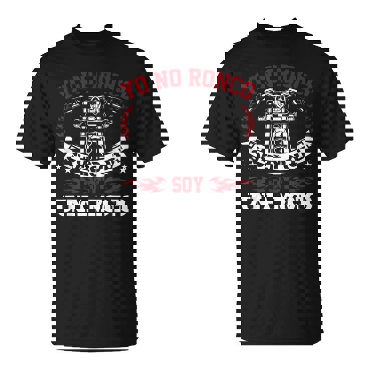 Hombre Motero Biker Regalos Motoristas Sueño Con Motos Camiseta unisex