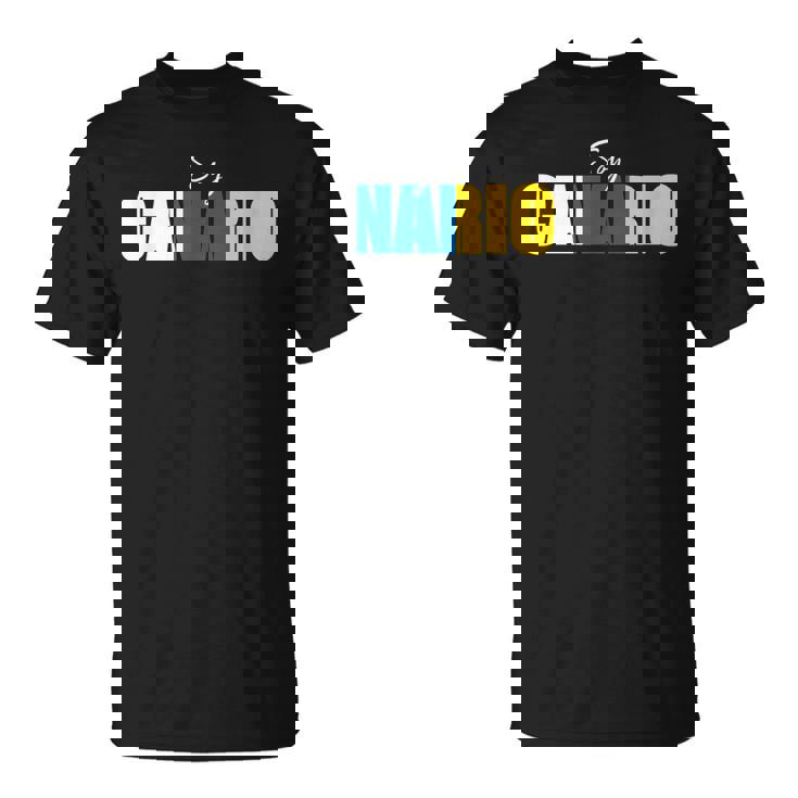 Hombre Soy Canario Diseño Con La Bandera De Canarias Camiseta unisex