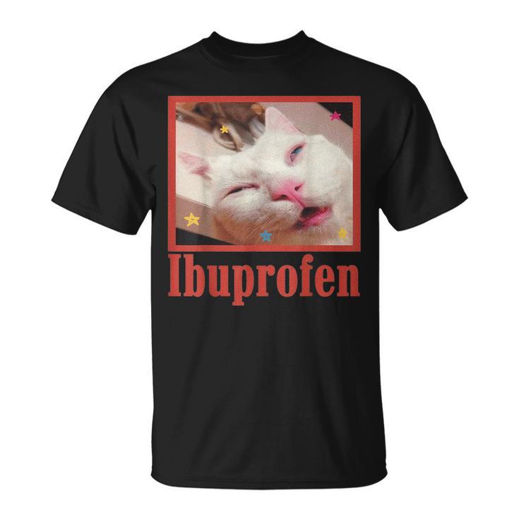 Ibuprofen Cat Meme T-Shirt