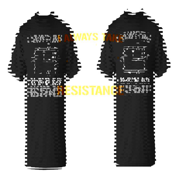 Ingeniero Eléctrico Resistencia Para Un Electricista Camiseta unisex