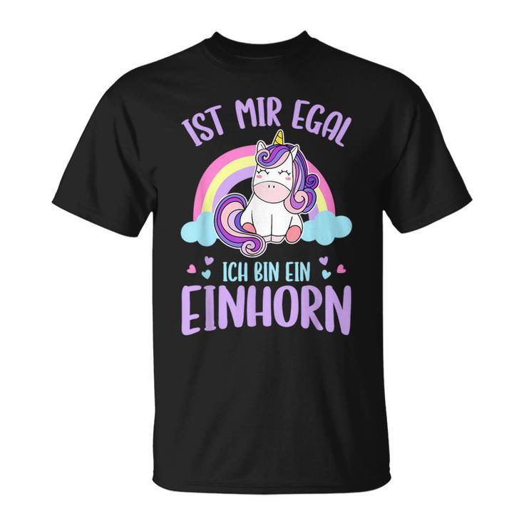 Ist Mir Egal Ich Bin Ein Einhorn T-Shirt