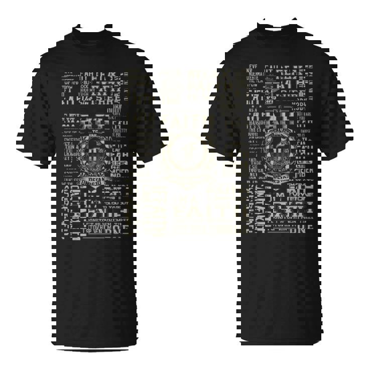 It's A Faith Thing Faith Name T-Shirt