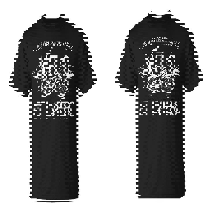 Je Suis Un Mec Simple J'aime Leélo Et L'apéro T-Shirt