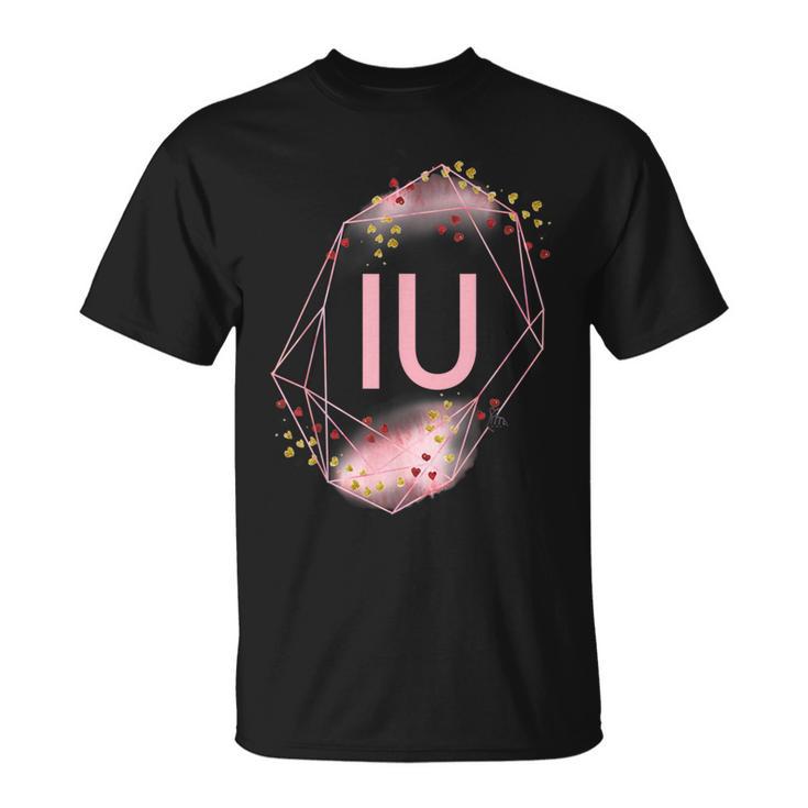 K-Pop Coréen I Love You Hand Letters Iu Together T-Shirt