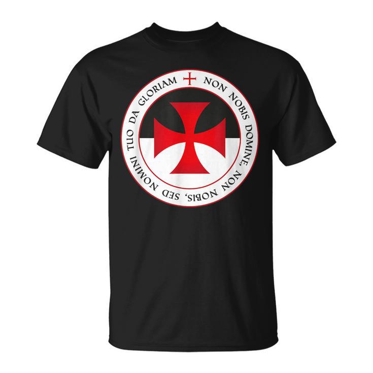 Knights Templar Cross And Seal Knight T-Shirt