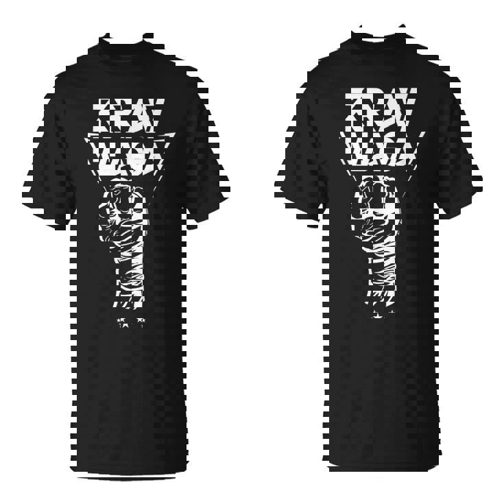 Krav Maga Artes Marciales Guerrero Entrenador Cazas Camiseta unisex