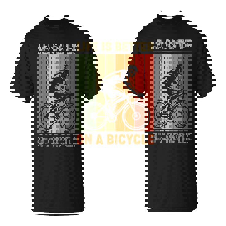 Laida Es Mejor En Una Bicicleta Bicicleta Ciclista Camiseta unisex