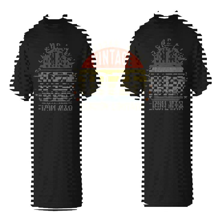 Las Leyendas Nacen Enintage 1975 50 Cumpleaños Camiseta unisex