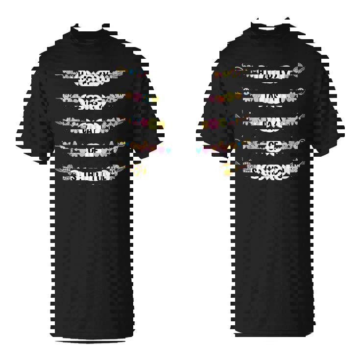 Last Day Of School Friendship Bracelets School Graduation T-Shirt