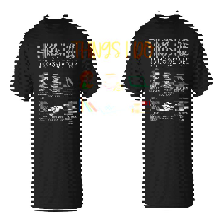 Lectura De Libros Revisión De Libros Bookworm Bookish Camiseta unisex