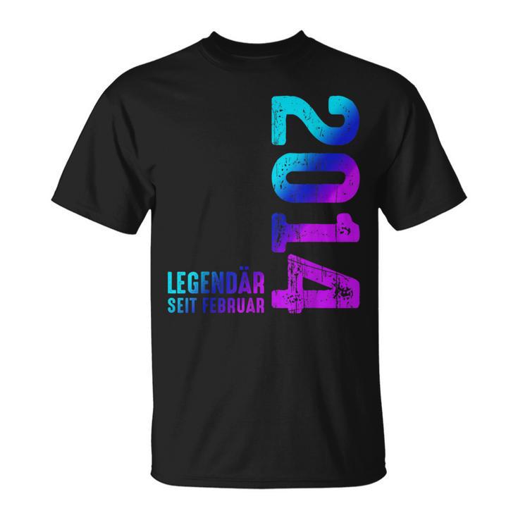 Legendary Since February 2014 Birthday Limited Edition T-Shirt