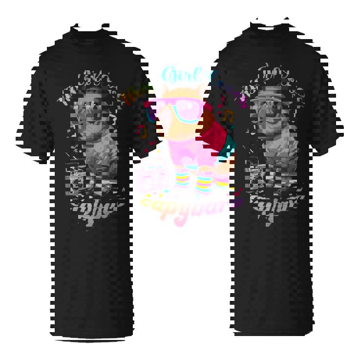 Lindas S Capibara Para Niñas Y Es Y Niños Camiseta unisex