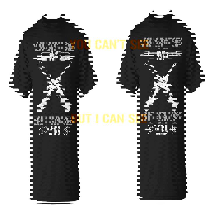 Long Range Shooting Marksman Precision Rifle Shooter Camiseta unisex