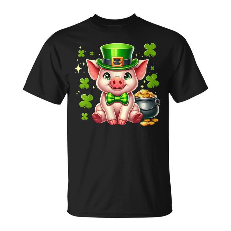 Lucky Pig New Year's Eve Pig New Year Lucky Pigs T-Shirt