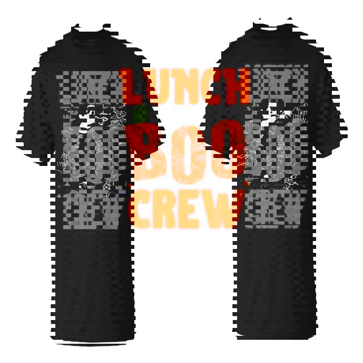 Lunch Lady Boo Crew Cafeteria Halloween Costume Matching Tee T-Shirt