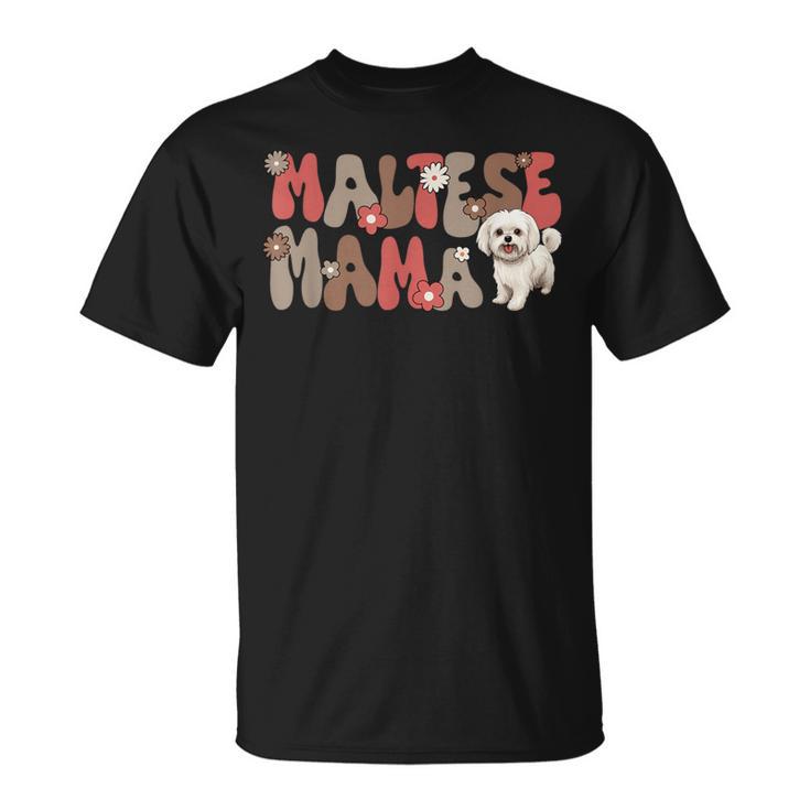 Maltese Groovy World's Best Maltese Mum T-Shirt