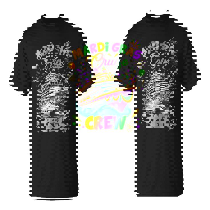 Mardi Gras Cruise Crew 2025 Trip New Orleans Family Matching T-Shirt