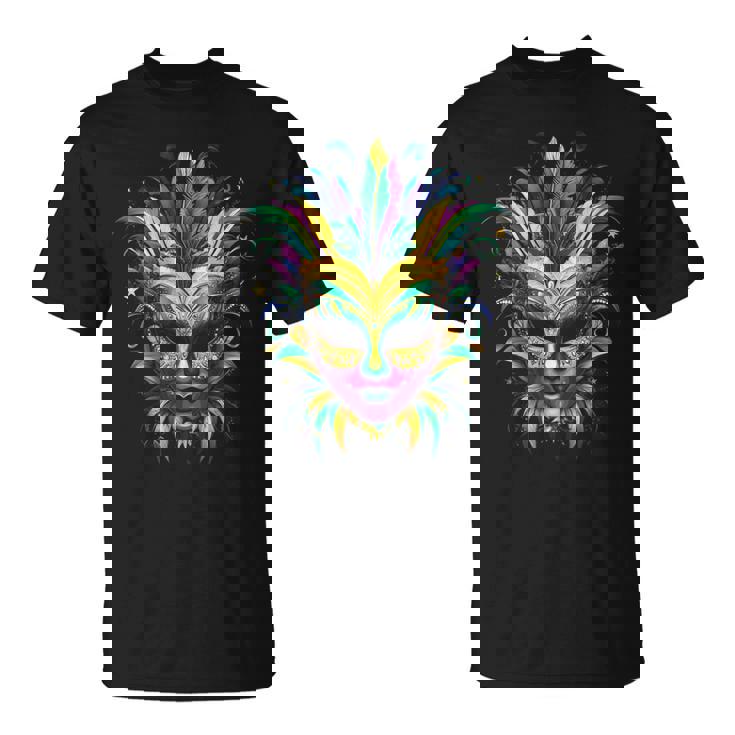 Masque De Mardi Gras New Orleans Nola Louisiana Outfit Carnaval T-Shirt