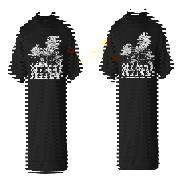 Meemaw Floral Chamomile Mother's Day Meemaw T-Shirt