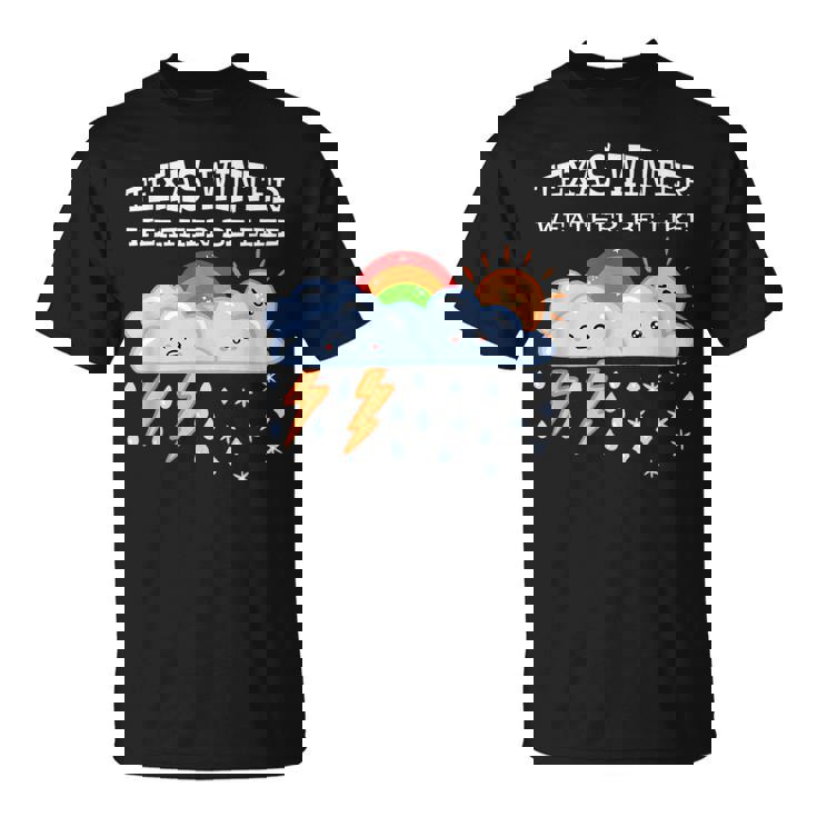 Météo Texas Drôle Kawaii T-Shirt
