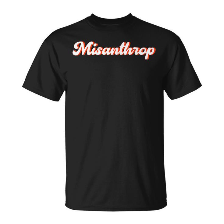 Misanthrop Misanthrop Human Hate Statement S T-Shirt