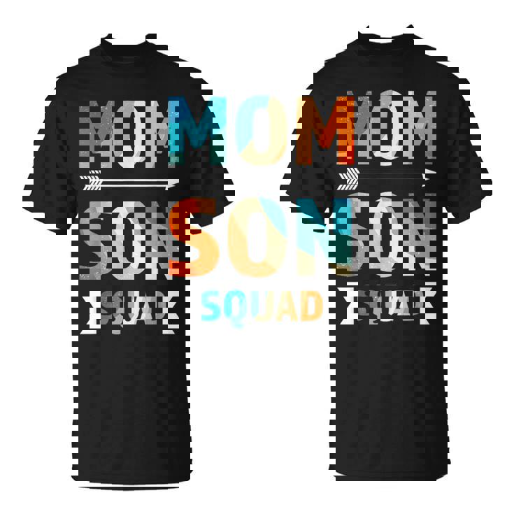Mom Son Squad Mother Family T-Shirt