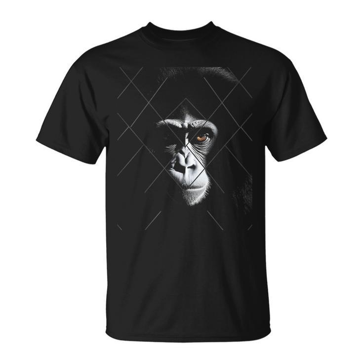 Mono Animal Motivo Arte Mono Camiseta unisex