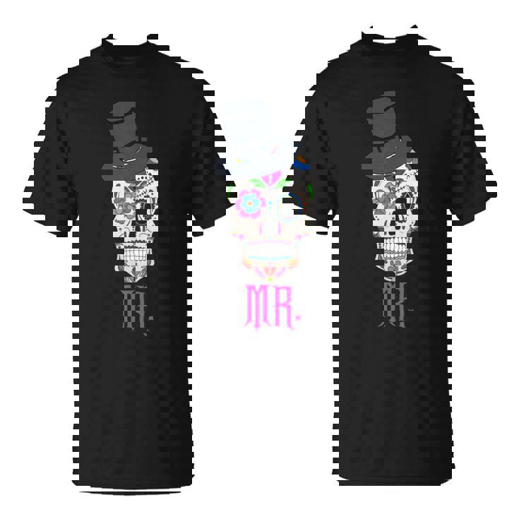 Mr Sugar Intage Avec Tête De Mort Dia De Los Muertos T-Shirt