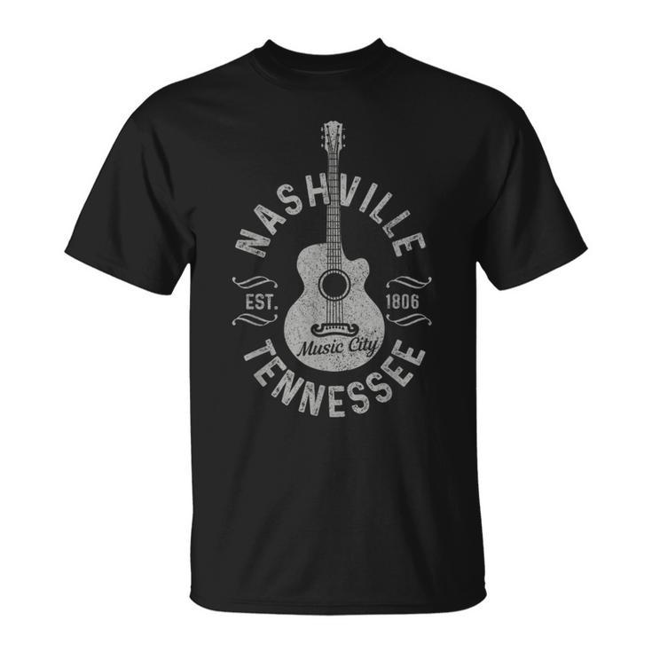 Nashville Tennessee Usa Country Music City Souvenir T-Shirt