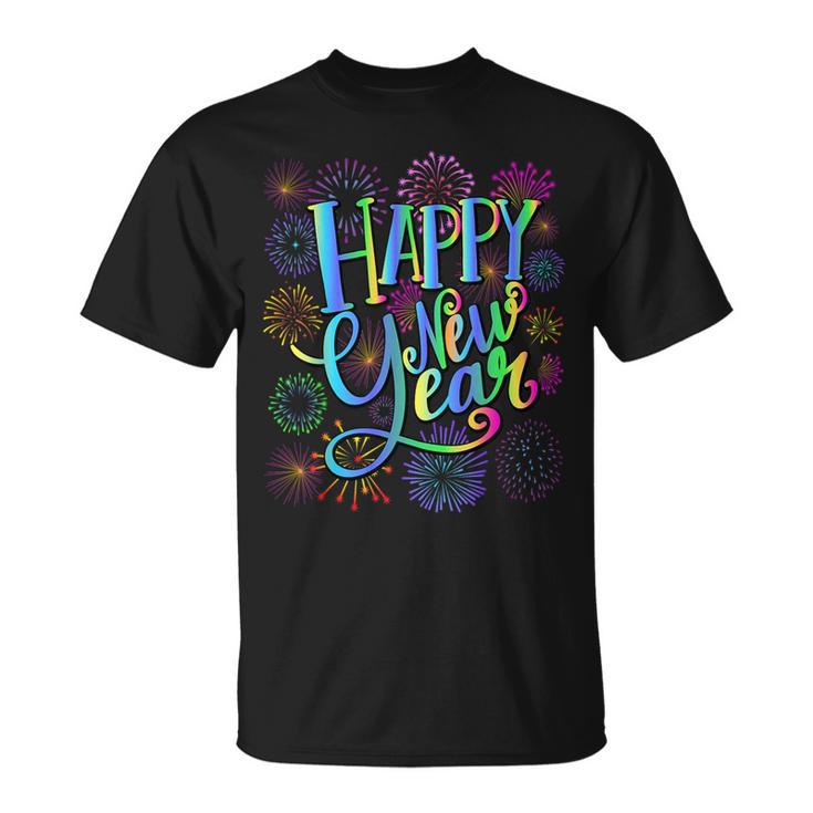 New Year's Eve Party Supplies Nye 2025 Happy New Year T-Shirt