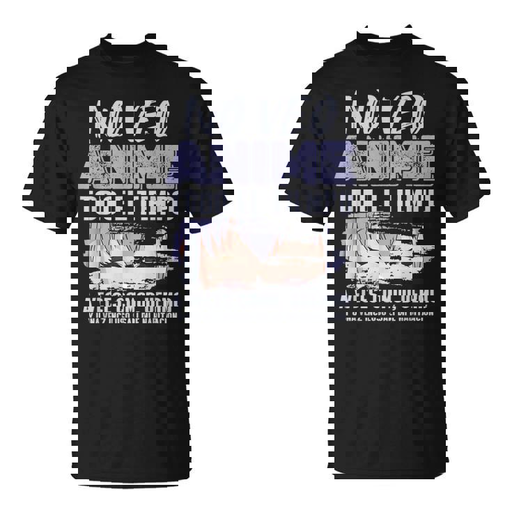 Noeo Anime Todo El Tiempo Otaku Regalo Chica Kawaii Camiseta unisex