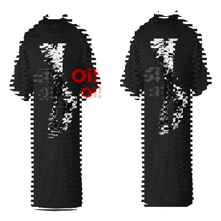 Oi Oi Skinhead Ska Street Punk Hardcore Punk Camiseta unisex