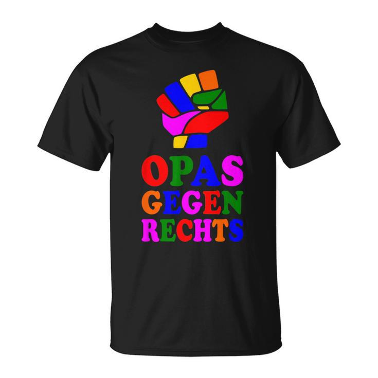 Opas Gegen Rechts T-Shirt