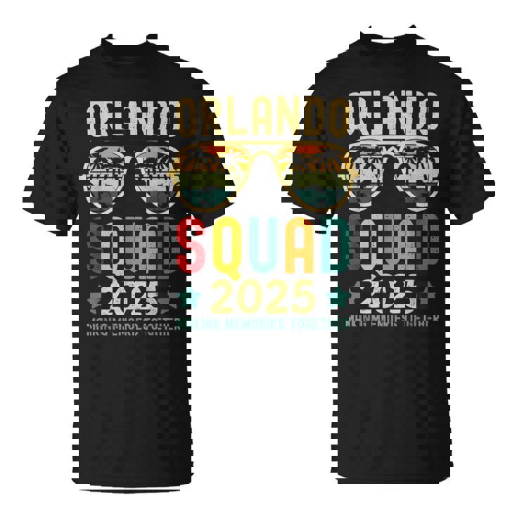 Orlando 2025Acation Squad Florida Family Matchingintage Camiseta unisex