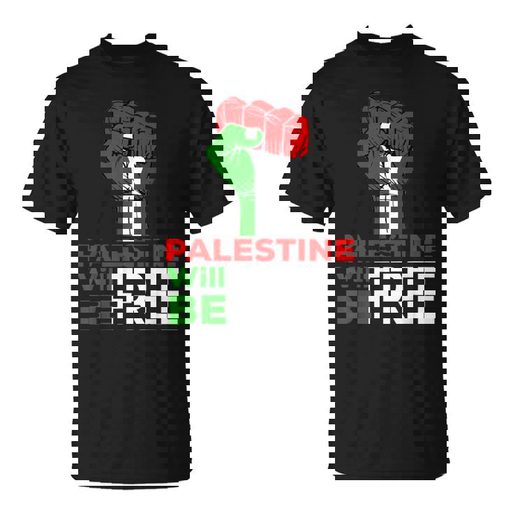 Palestine Will Be Free Camisa Con La Bandera De Palestina Camiseta unisex