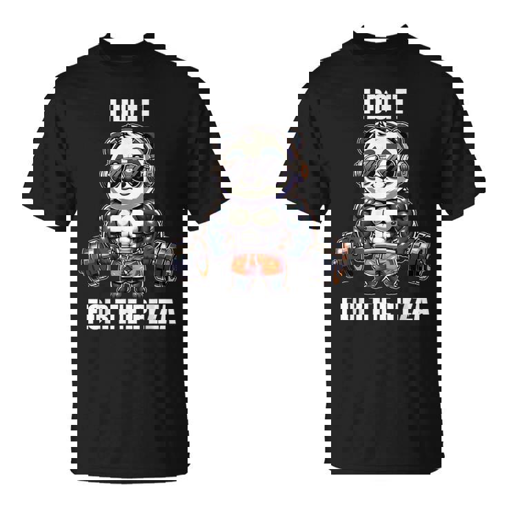 Panda Gym Weightlifting Bodybuilder Fitness Workout T-Shirt
