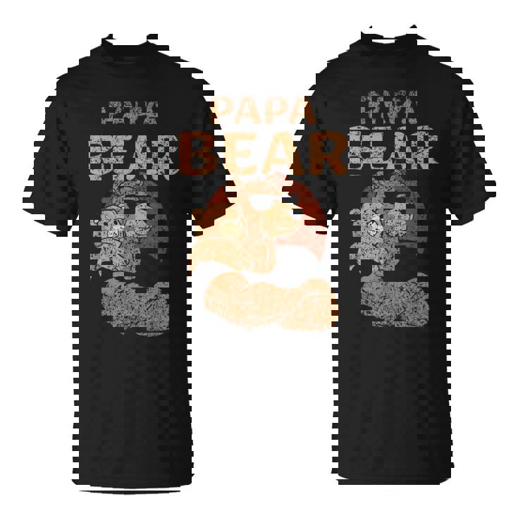 Papa Bear Bears Amante De Los Juegos De Palabras Para Papá Padre Y Padre Camiseta unisex