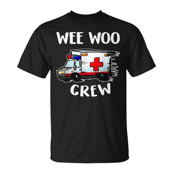 Paramedic Ambulance Wee Woo Crew T-Shirt