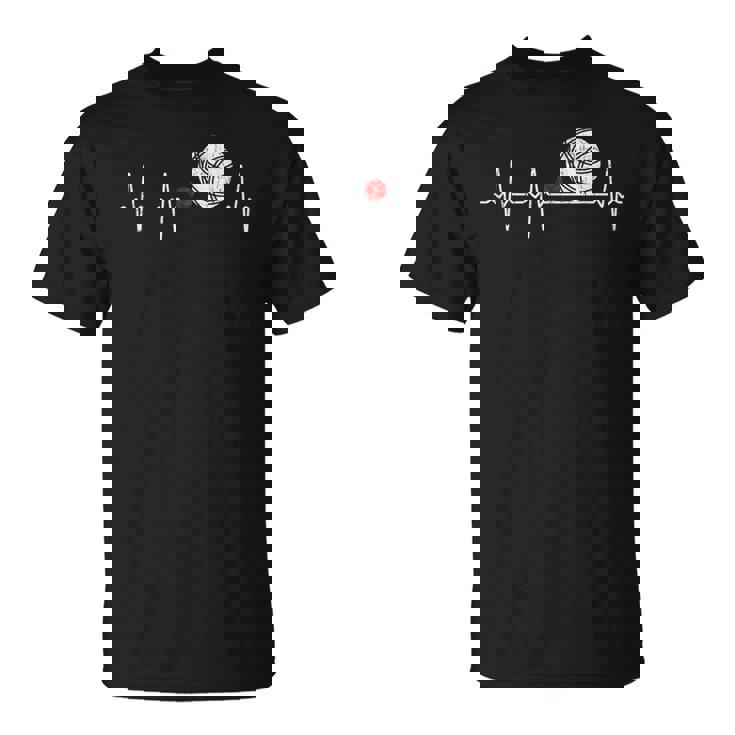 Petanca Heartbeat Petanca Boccia Balls Jugador Camiseta unisex
