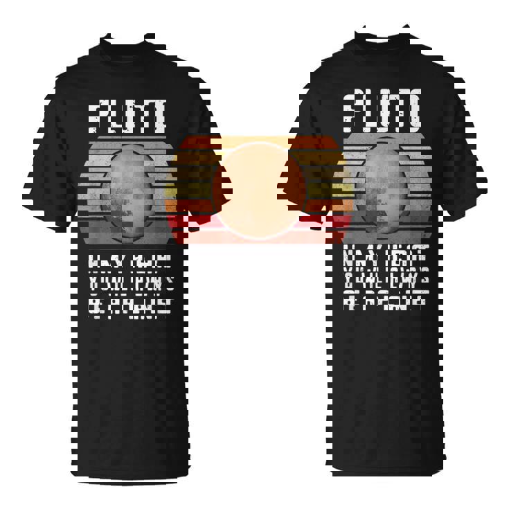 Plutón Camisa Broma Nunca Olvidar 1930-2016 Plutón Planeta Plutón Camiseta unisex