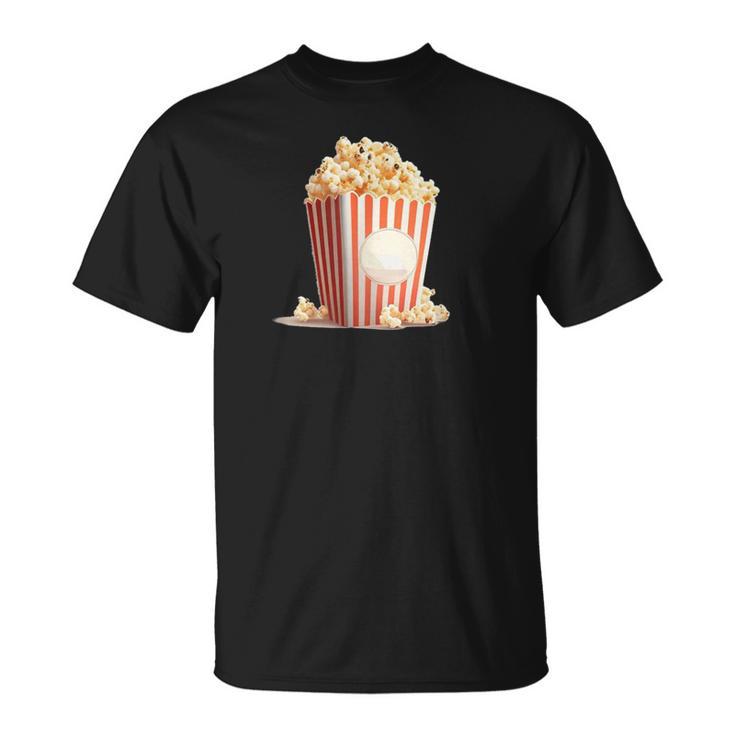 Popcorn Food For Cinema And Popcorn Machine Lovers T-Shirt