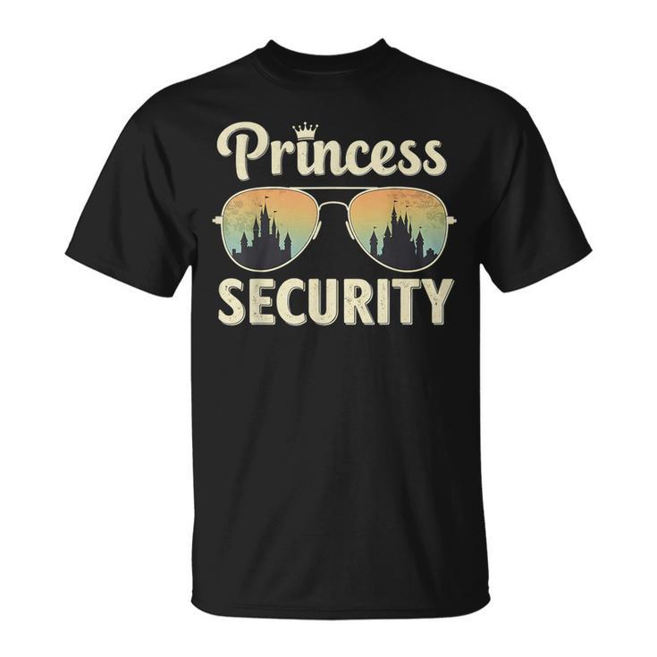 Princess Security Team T-Shirt For Men - Magic Kingdom Dad Tee, Family Vacation Gift