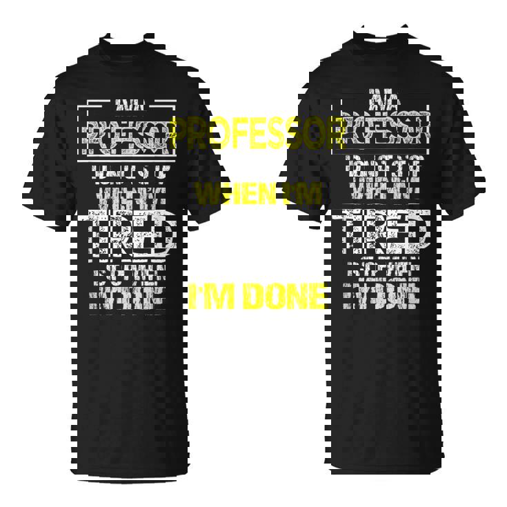 Profesor Gráfico Universidad Apreciación Del Profesor Camiseta unisex