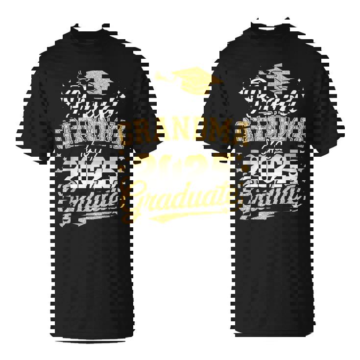 Proud Grandma Of A Class Of 2025 Graduate Senior Graduation T-Shirt
