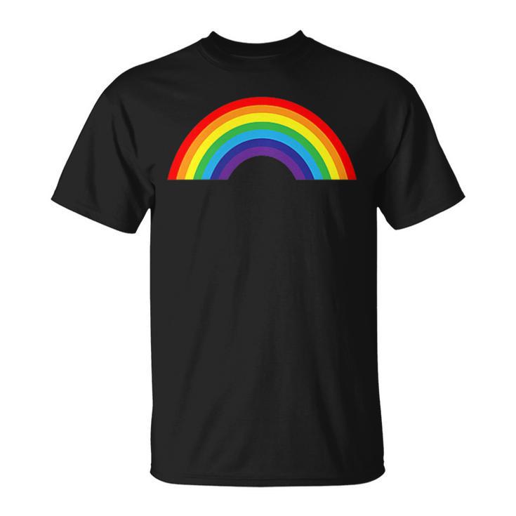 Regenbogen Mit Schönen Bunten Farben Retrointage T-Shirt