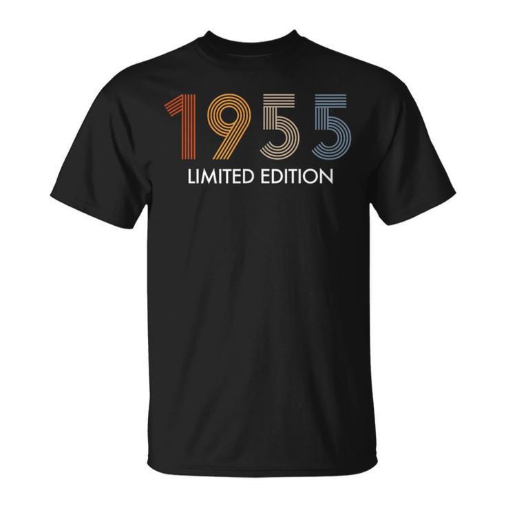 Retro 70 Jahre Jahrgang 1955 Limited Edition 70 Geburtstag T-Shirt