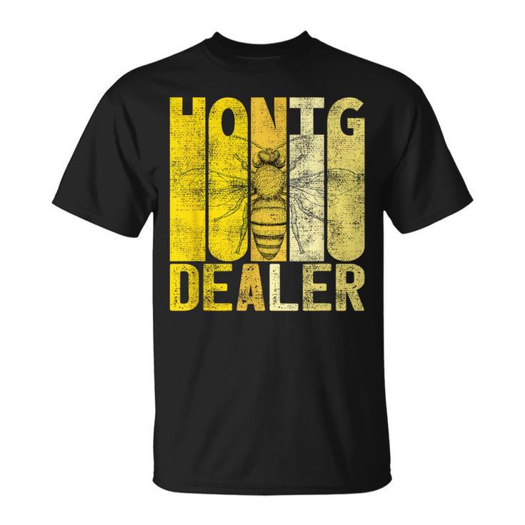 Retro Honey Dealer Beekeeper Bee Beekeeper T-Shirt