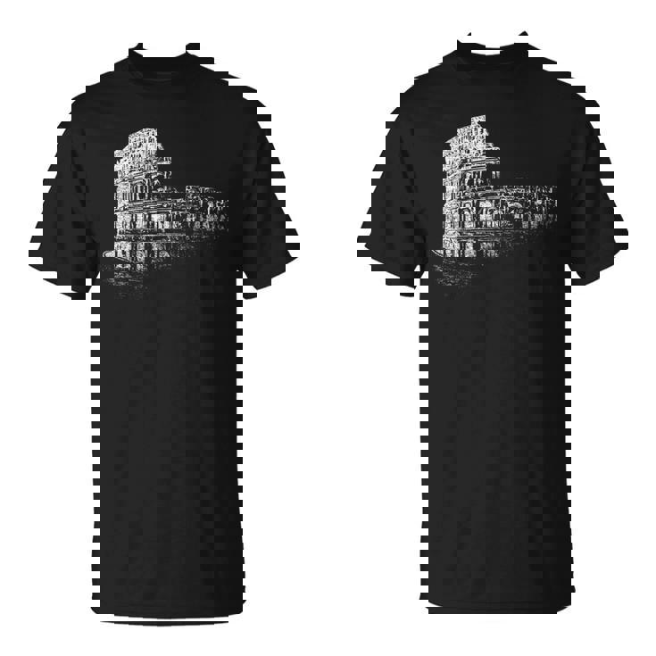 Roma Coliseo Italia Italia Anfiteatro Romano Me Encanta Roma Camiseta unisex