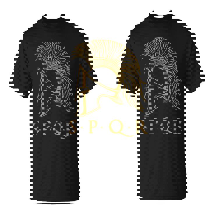 Roma Spqr Historia Romana Camiseta unisex